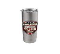 Only The Best Men Run in Their Sixties Old Man Runner Runnin Stainless Steel Insulated Tumbler