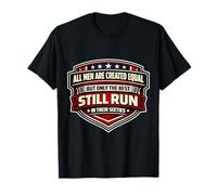 Only The Best Men Run in Their Sixties Old Man Runner Runnin T-Shirt
