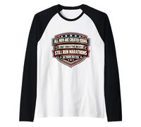 Only The Best Men Run Marathons in Their Sixties Runner Man Raglan Baseball Tee