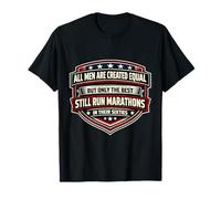 Only The Best Men Run Marathons in Their Sixties Runner Man T-Shirt