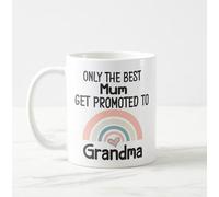 Only The Best Mum Get Promoted to Grandma - You're Going to Be an Grandma - Pregnancy Announcement Gift Present Idea - Mum Gifts (11oz)