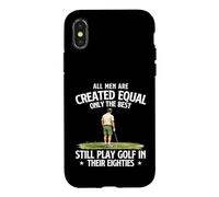 Only The Best Still Play Golf In Their Eighties - 80 Years Case for iPhone X/XS