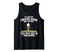 Only The Best Still Play Golf in Their Eighties - 80 Years Tank Top