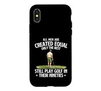 Only The Best Still Play Golf In Their Nineties - 90 Years Case for iPhone X/XS