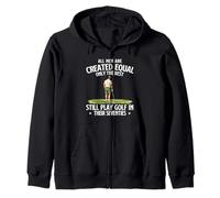 Only The Best Still Play Golf In Their Seventies - 70 Years Zip Hoodie