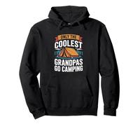 Only The Coolest Grandpas Go Camping Camper Pullover Hoodie