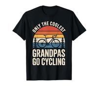 Only The Coolest Grandpas Go Cycling Funny Road Cyclist T-Shirt