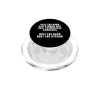 Only the hard and strong may call themselves Spartans.Dilios PopSockets PopGrip for MagSafe