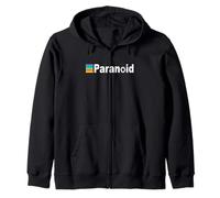 Only The Paranoid Survive Paranoid Personality Disorder Zip Hoodie