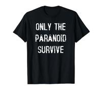 Only The Paranoid Survive Value Graphic T-Shirt, Men, Black, M