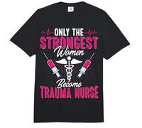 Only The Strongest Women Become Trauma Nurse Gifts Comfort Colors Adult Heavyweight T-Shirt