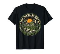 Only Then Will We Truly Be Living with The Land Vintage Farm T-Shirt