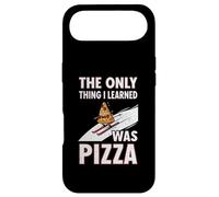 Only Thing I Learned Was Pizza Funny Ski Quote Case for iPhone Air