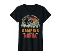 Only Thing I Love More Than Camping Being Nonna Grandma T-Shirt