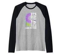 Only Thing to Do is Breathe Suicide Prevention Awareness Raglan Baseball Tee