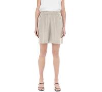 Only Tokyo Linen Blend High Waist Shorts Grey S Woman