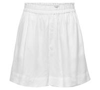 Only Tokyo Linen Blend High Waist Shorts White XS Women