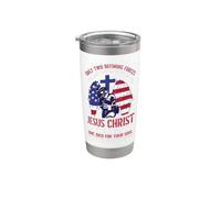 Only Two Defining Forces Jesus Christ and The Veteran US Stainless Steel Insulated Tumbler