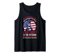 Only Two Defining Forces Jesus Christ and The Veteran US Tank Top