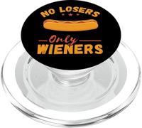Only Wieners Hot Dog Hotdog Foodie Lover Fast Food Hot Dog PopSockets PopGrip for MagSafe