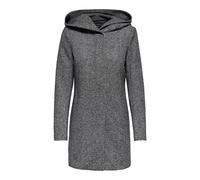 ONLY Women's 15142911 Coat, Grey (Dark Melange), 34 (Manufacturer Size: X-Small)