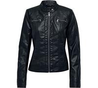 ONLY Women's Bandit Pu Biker Noos Jacket, Black (Black C-n10), 14 UK