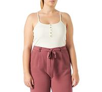 ONLY Womens Button Sleeveless Top Cloud Dancer L