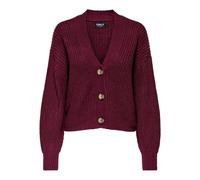 Only Women's Carol Nice Knitted Cardigan - Wine - Wine - 8 UK