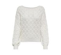 ONLY Womens Cloud Dancer L/S Knit S