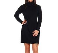 Only Womenss Jana Cowl Neck Jumper Dress in Black - Size 8 UK