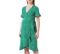 ONLY Women's Olmolivia S/S Wrap Dress WVN, Verdant Green, L