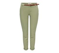 ONLY Women's Female Chino Hose Onlbiana Normal Geschnitten Chino Hose Cotton Chinos with Belt