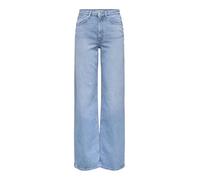 ONLY Women's Onljuicy Hw Wide Leg Rea141 DNM Noos, Light Blue (Light Blue Denim), 30W x 30L
