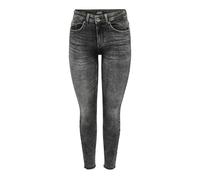 ONLY Women's Onlblush Mid Sk Ankle Rw DNM Dot227 Noos Jeans, Dark Grey Denim, L / 32L