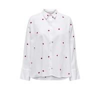 ONLY Women's Female Onlnew Hemd Blouse, Bright White 6, S