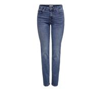 ONLY Women's Female Onlsui Mid Rise Slim Fit Jeans, Medium Blue (Medium Blue Den