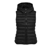 Only Women's Hooded Padded Vest Black - Black - S