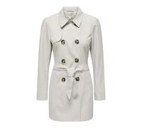ONLY Women's Onlvalerie Trenchcoat OTW Noos Trench Coat, Moonbeam, M