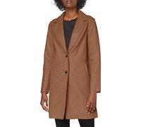 ONLY Women's ONLCARRIE Bonded Coat OTW NOOS, Woodsmoke/Detail:W.Melange, S