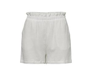 ONLY Women's Jdytheis Life Mw Shorts WVN Dia, Cloud Dancer 1, XXL