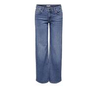 ONLY Onljuicy Hw Wide Leg Rea365 Noos Jeans, Medium Blue (Medium Blue Denim), 32 W/30 L