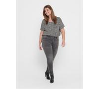 Only Carmakoma Women's CARAUGUSTA Life HW SK DNN BJ312 NOOS Jeans, Dark Grey Denim, 44W x 34L
