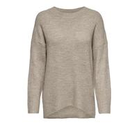 ONLY Women's Jpraddy Bla. Sweat Crew Neck Jumper, Beige (Nomad Detail:w. Melange), M UK