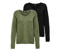 ONLY Women's Knitted Jumper, ONLCAMILLA Jumper, 3XL Green