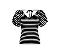 ONLY Women's Knitted top Back Detail, Black, S