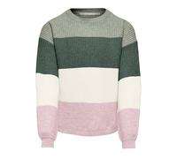 ONLY Women's Kogsandy L/S Stripe Pullover KNT Noos, Desert Sage, 158-164