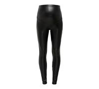 ONLY Women's Leggings with Mum Coating, Black, XL
