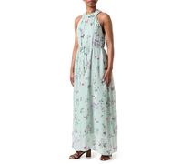 ONLY Women's Onllucca Halterneck Maxi Dress Cs Ptm, Subtle Green/AOP:OCC. Romantic Garden, L