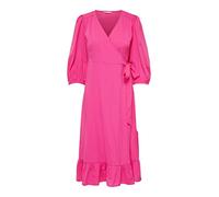 ONLY Womens Olivia Warp Dress Fuchsia Purple 10