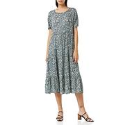 ONLY Women's Onlabigail Life S/S Midi Dress WVN Noos, Night Sky/AOP:ABIGAIL MINI FLOWERS, 8 UK (36 EU)